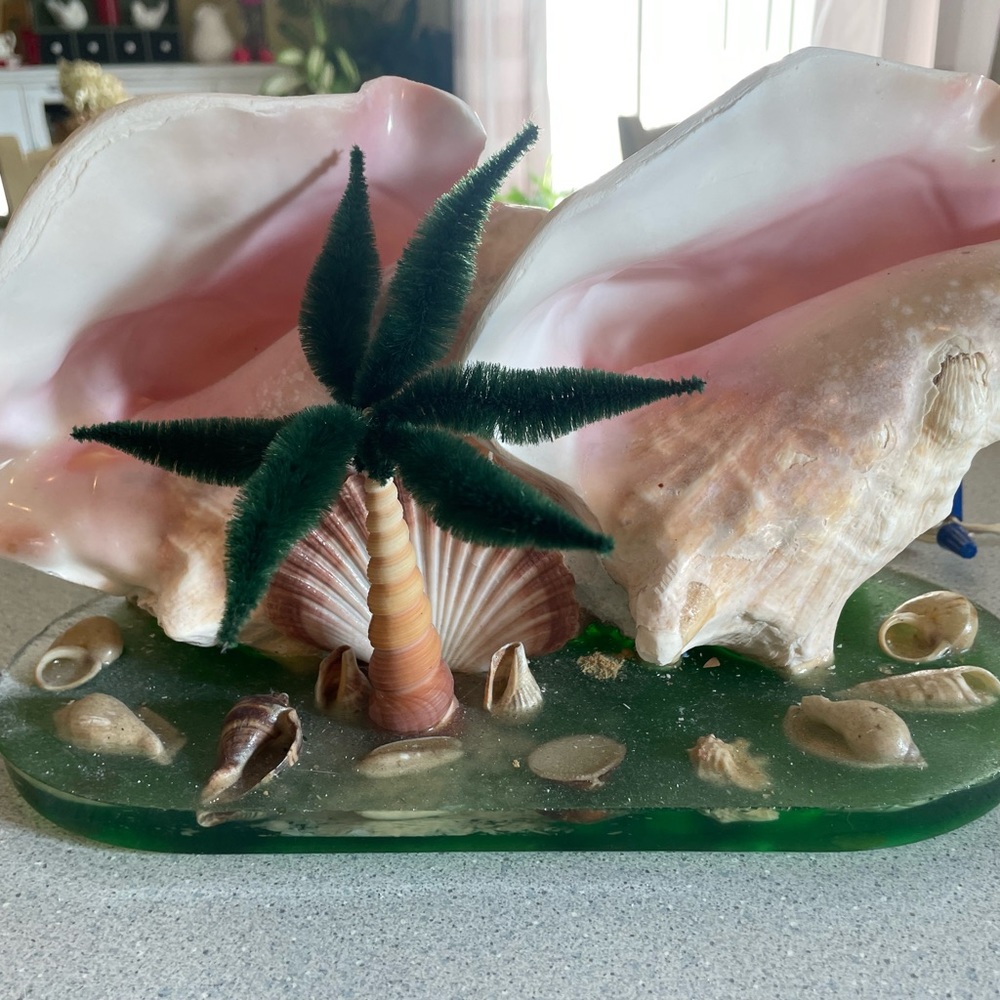 Vintage Conch Shell light - Picture 4 of 4